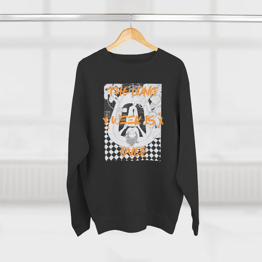 The long week is over Unisex Crewneck Sweatshirt - EmpressKorea