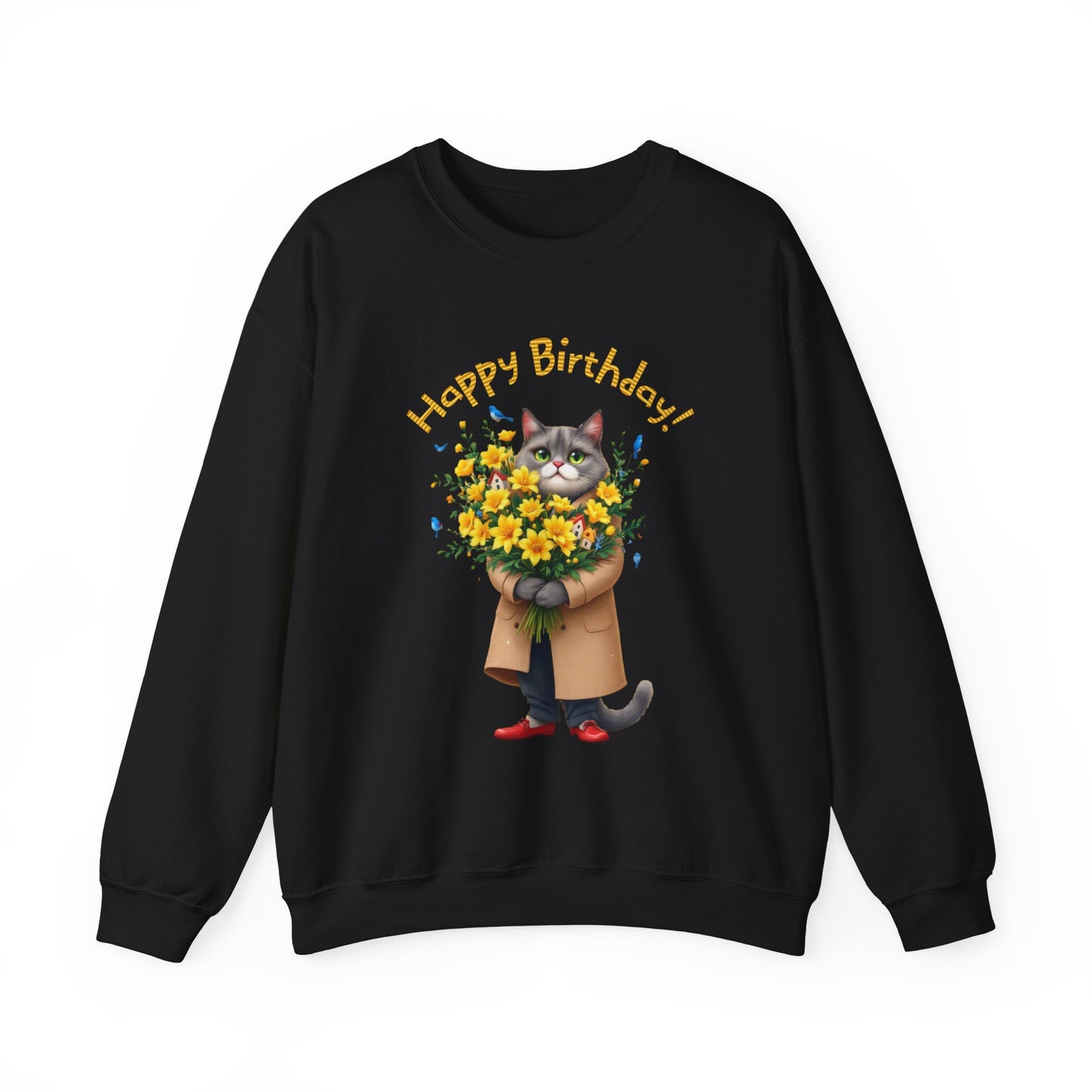 Feliz aniversário! UNISSISEX HEAVESSENT BLEND ™ Crewneck Sweetshirt - EmpressKorea