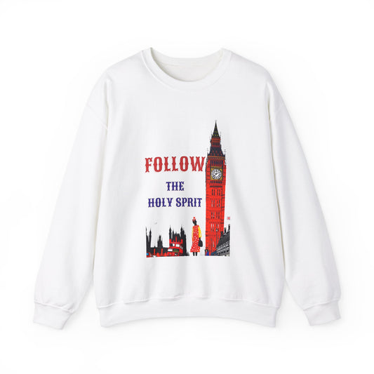 Følg Holy Spirit Unisex Heavy Blend ™ CrewNeck Sweatshirt