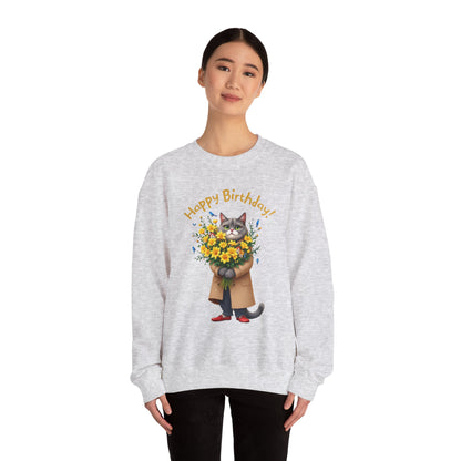 生日快樂！男女通用混合™Crewneck運動衫 - EmpressKorea