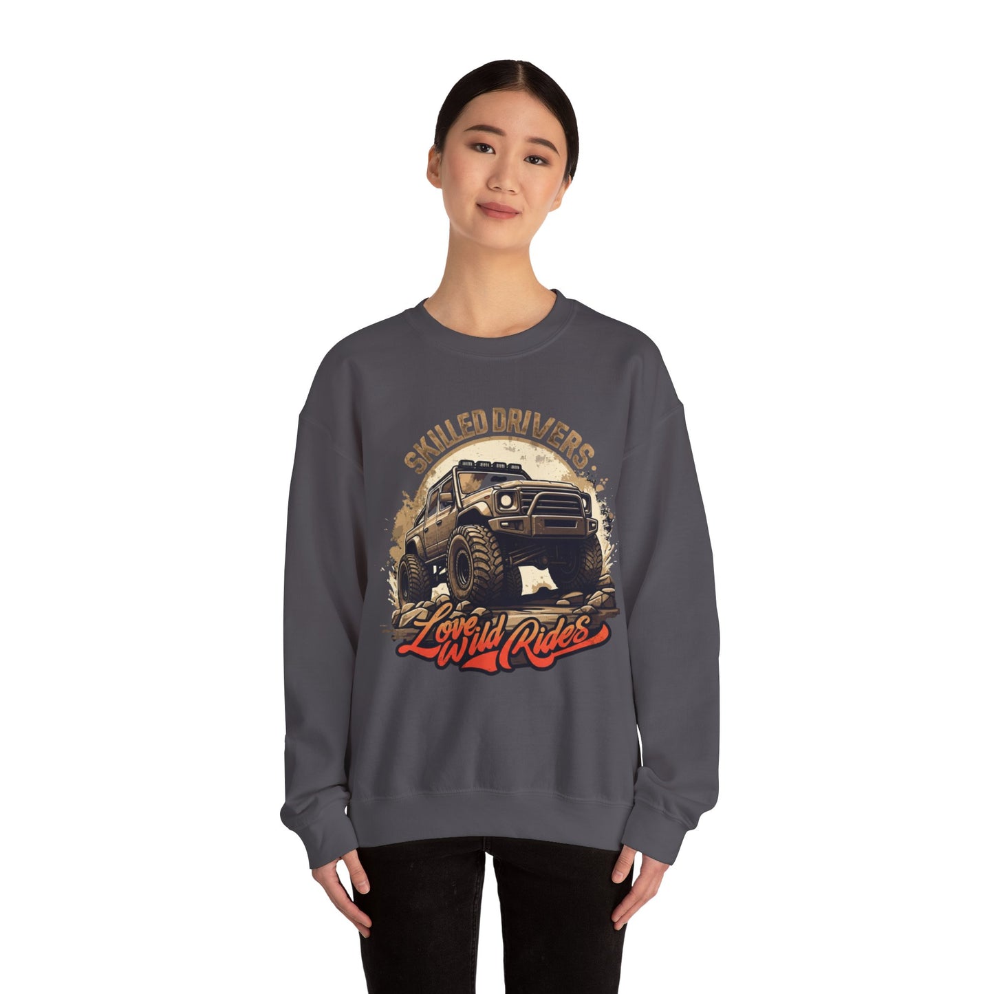 Fachfahrer Unisex Heavy Blend ™ Crewneck Sweatshirt - EmpressKorea