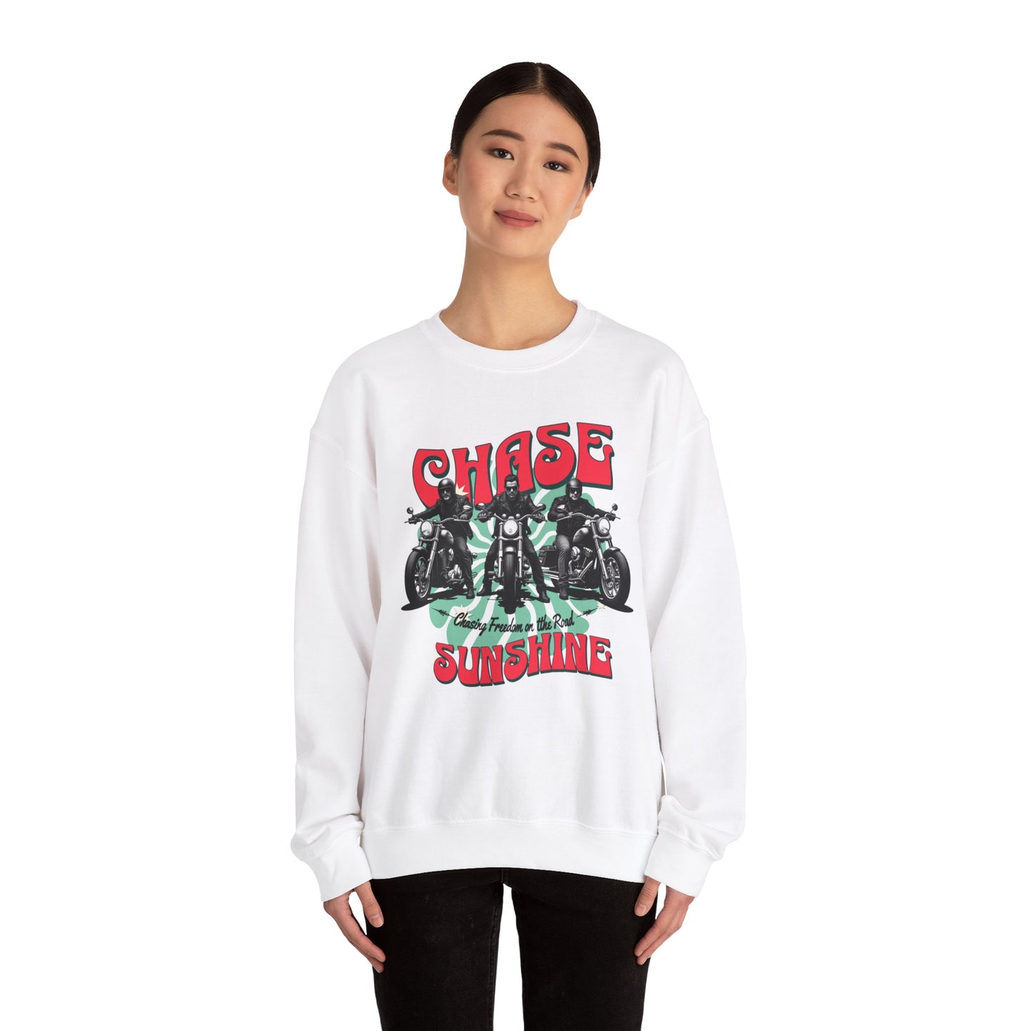 Chase Sunshine Unisex Heavy Blend™ Crewneck Sweatshirt - EmpressKorea