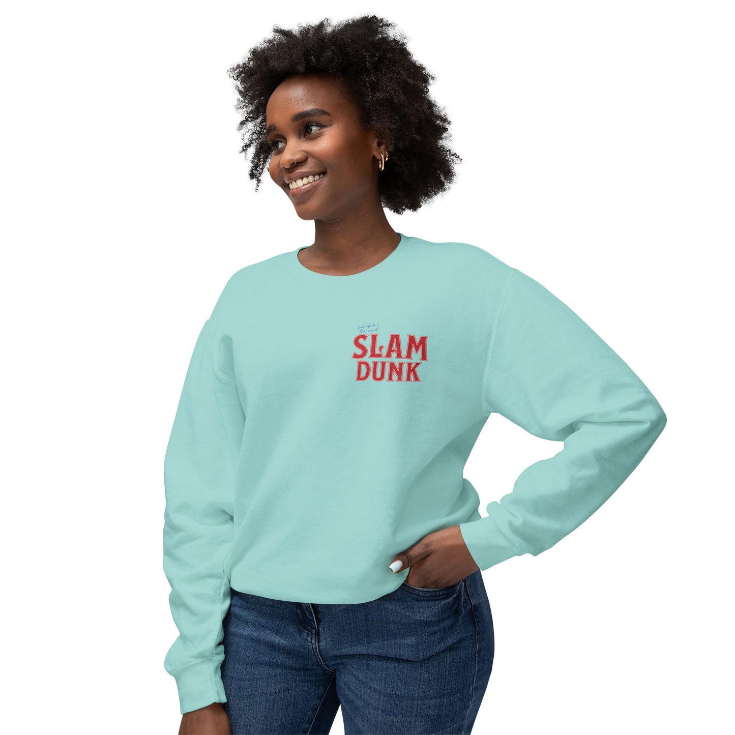 Slam Dunk Unisex Lightweight CrewNeck Sweatshirt - EmpressKorea