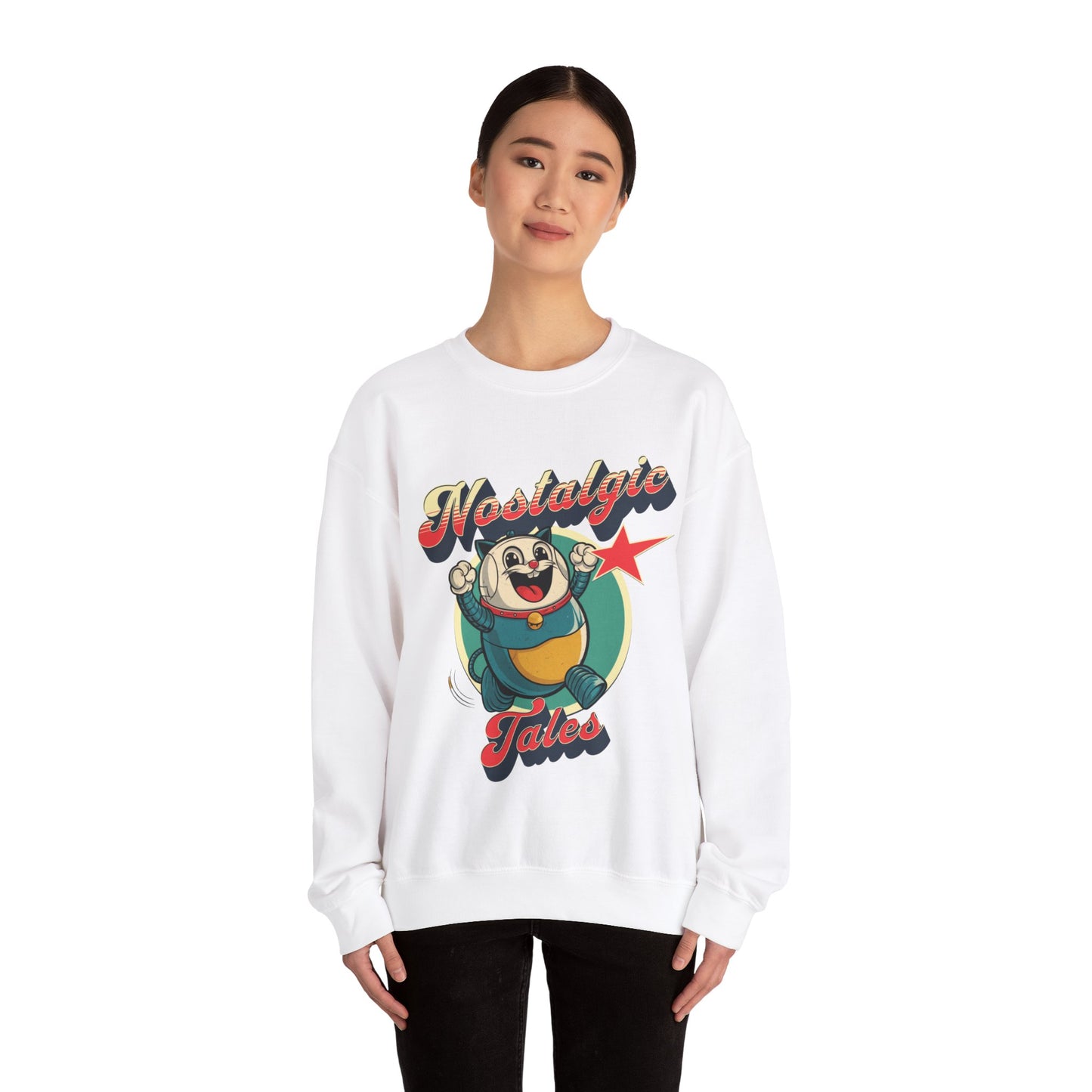 Nostalgic Tales Unisex Heavy Blend™ Crewneck Sweatshirt - EmpressKorea