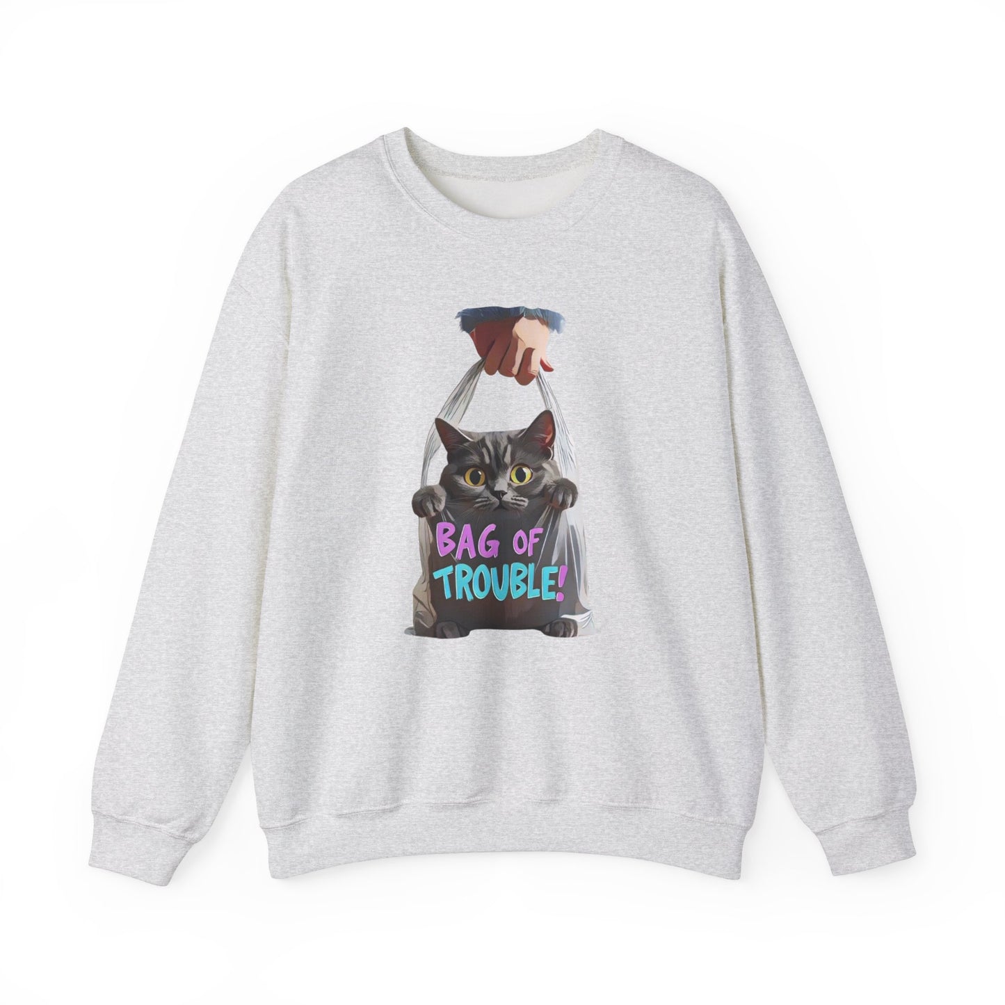 Påse med problem unisex tung blandning ™ crewneck tröja - EmpressKorea