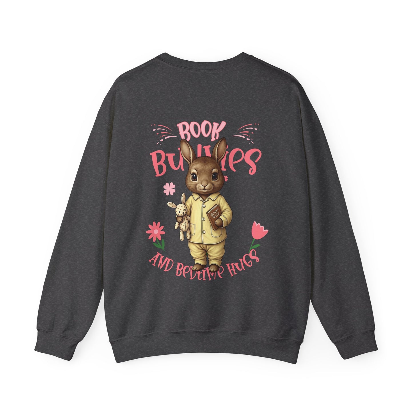 Boek Bunnies Unisex Heavy Blend ™ Crewneck Sweatshirt - EmpressKorea