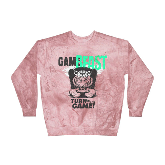 Game Beast Unisex Color Blast Crewneck Sweatshirt