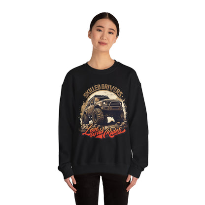 Ammattitaitoinen kuljettaja Unisex Heavy Blend ™ Crewneck -paita - EmpressKorea