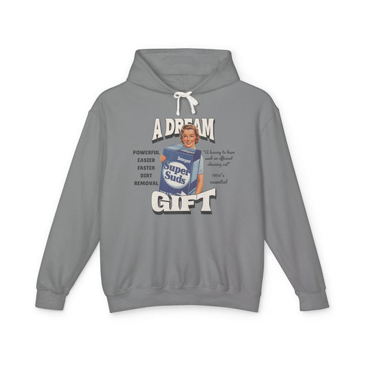 Bir rüya hediye unisex hafif kapüşonlu sweatshirt