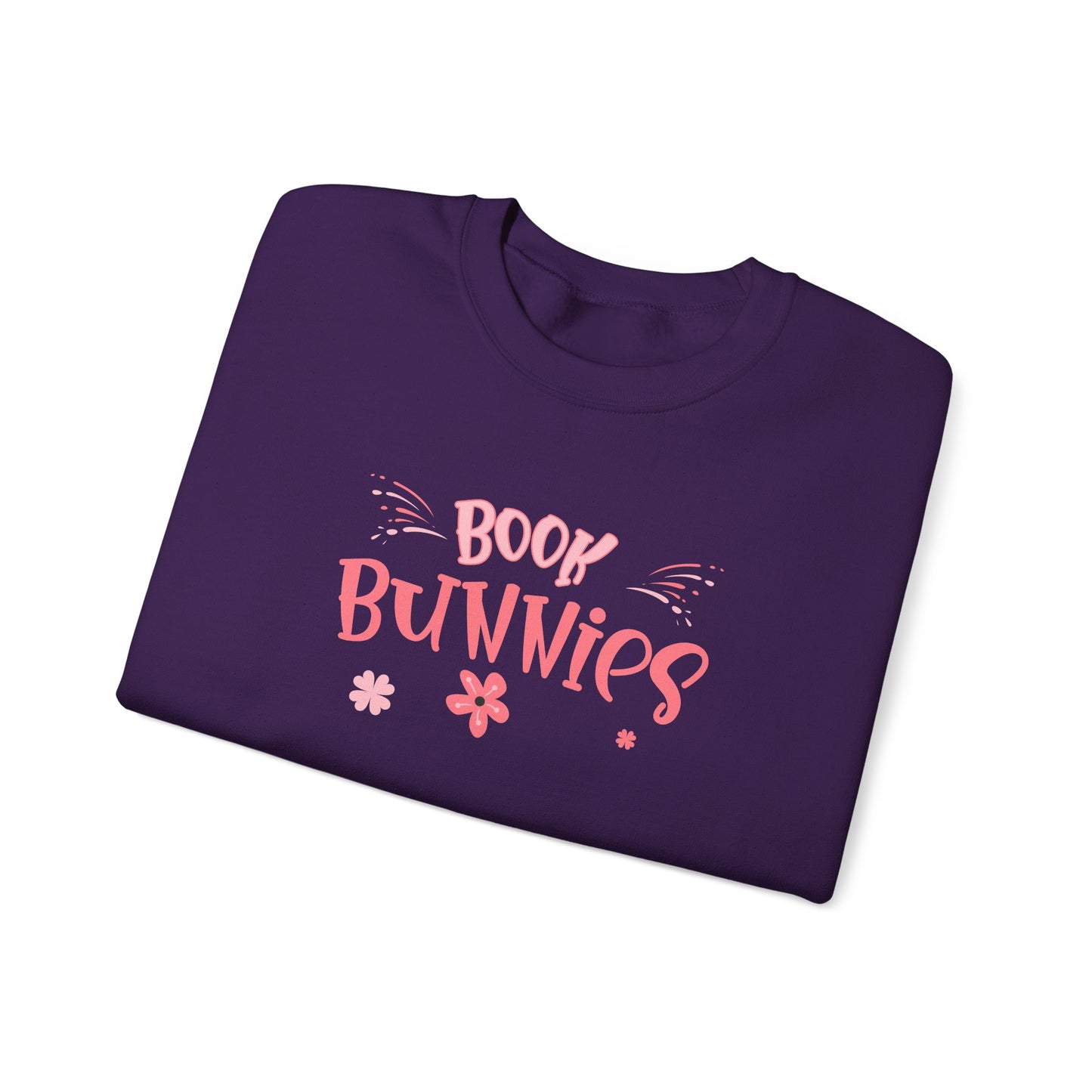 Boek Bunnies Unisex Heavy Blend ™ Crewneck Sweatshirt - EmpressKorea