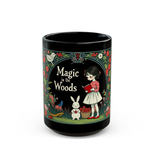 Magic in the Woods Black Mug (11oz, 15oz)