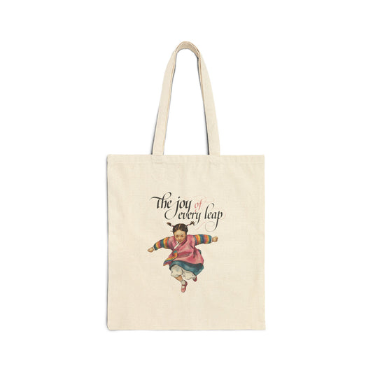 Joy of Every Leap Cotton Canvas Tygväska - EmpressKorea