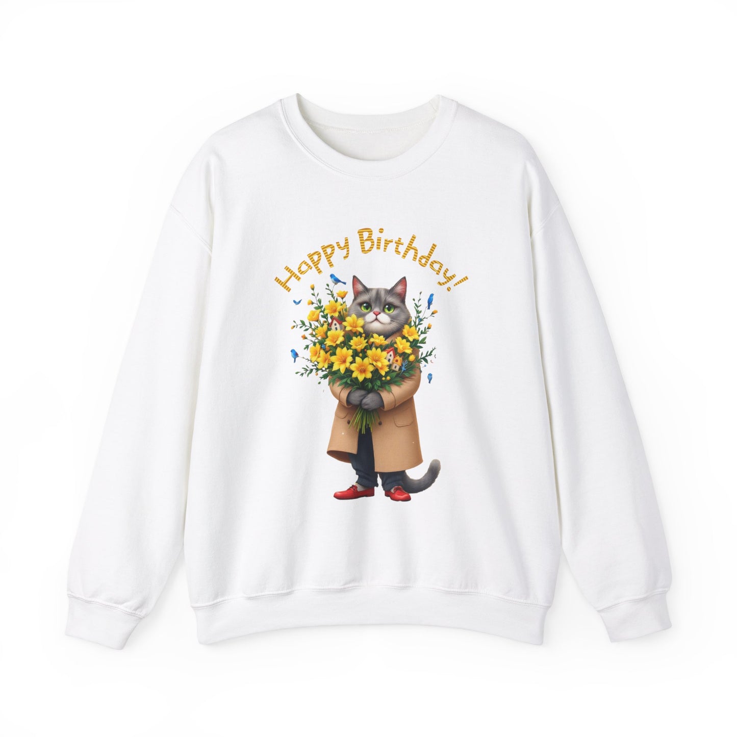 生日快樂！男女通用混合™Crewneck運動衫 - EmpressKorea