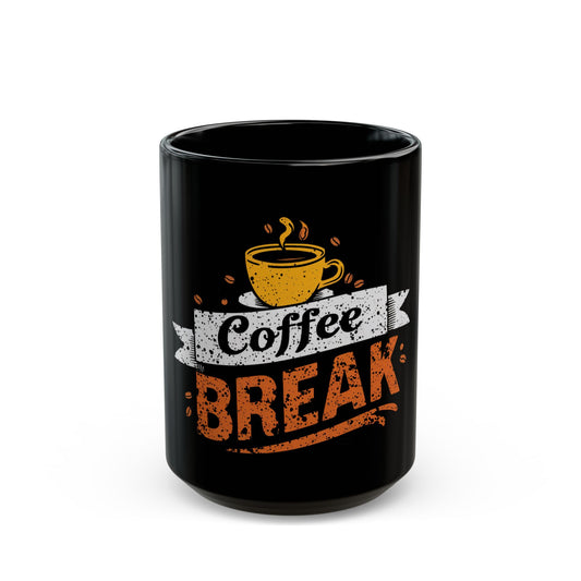 Kaffeferie svart krus (11 oz, 15 oz)