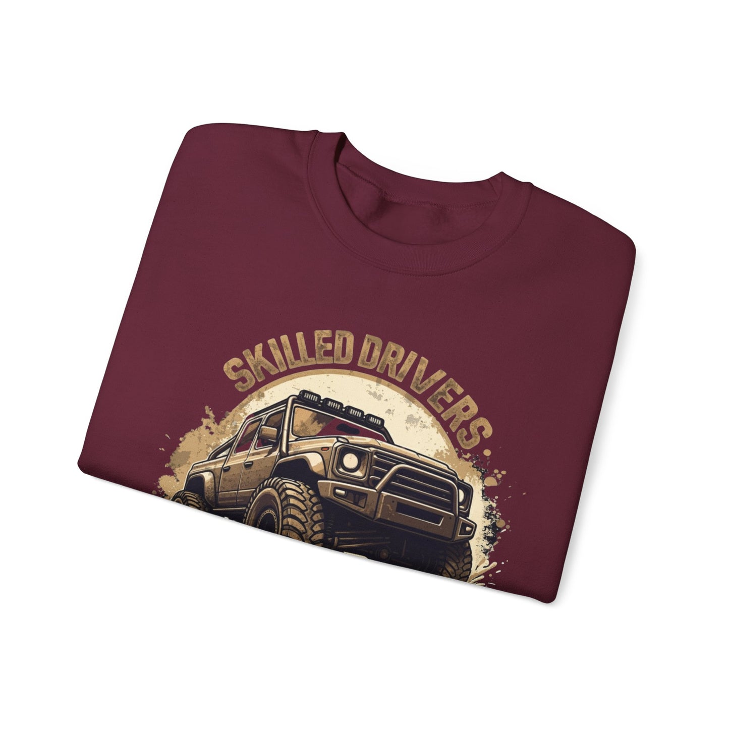 Skilled driver Unisex Heavy Blend™ Crewneck Sweatshirt - EmpressKorea