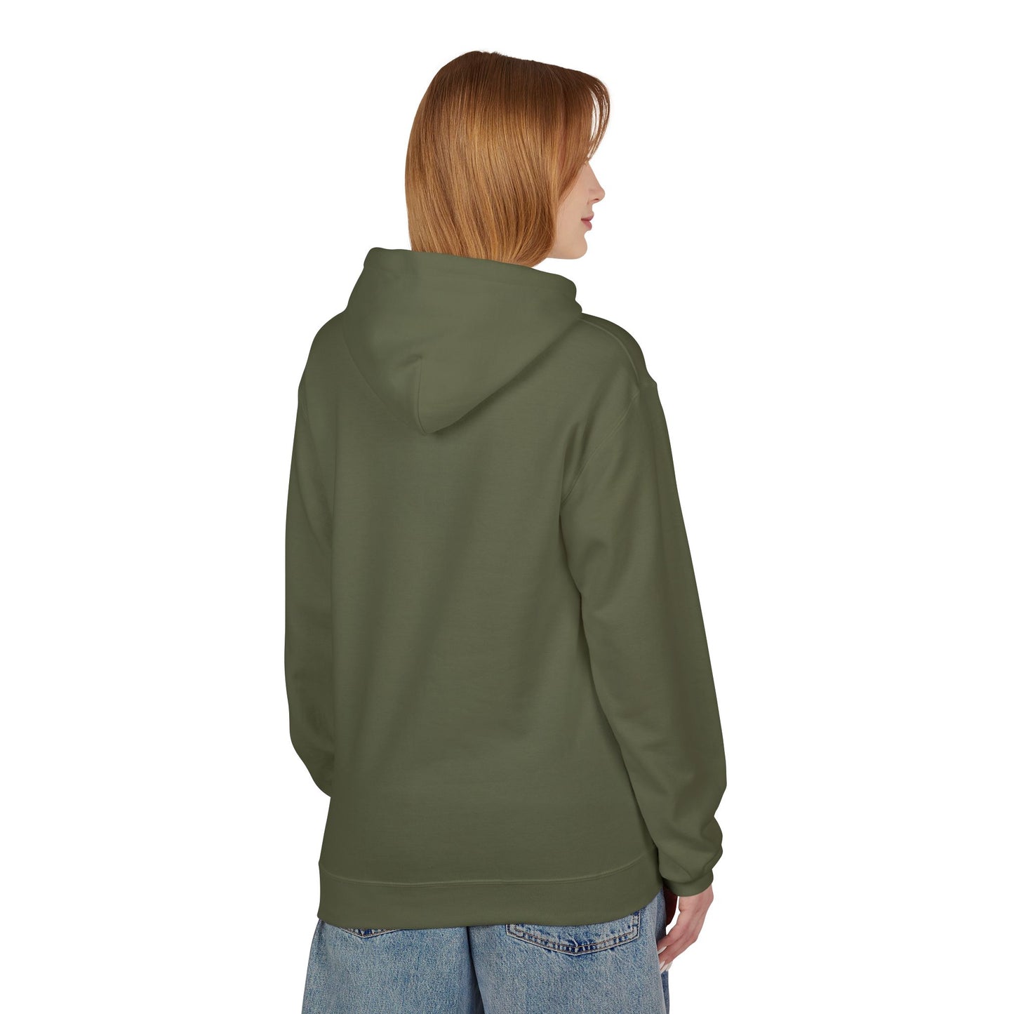 Hitta ditt flöde unisex midweight softstyle fleece hoodie - EmpressKorea