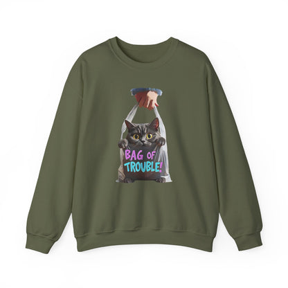 Påse med problem unisex tung blandning ™ crewneck tröja - EmpressKorea