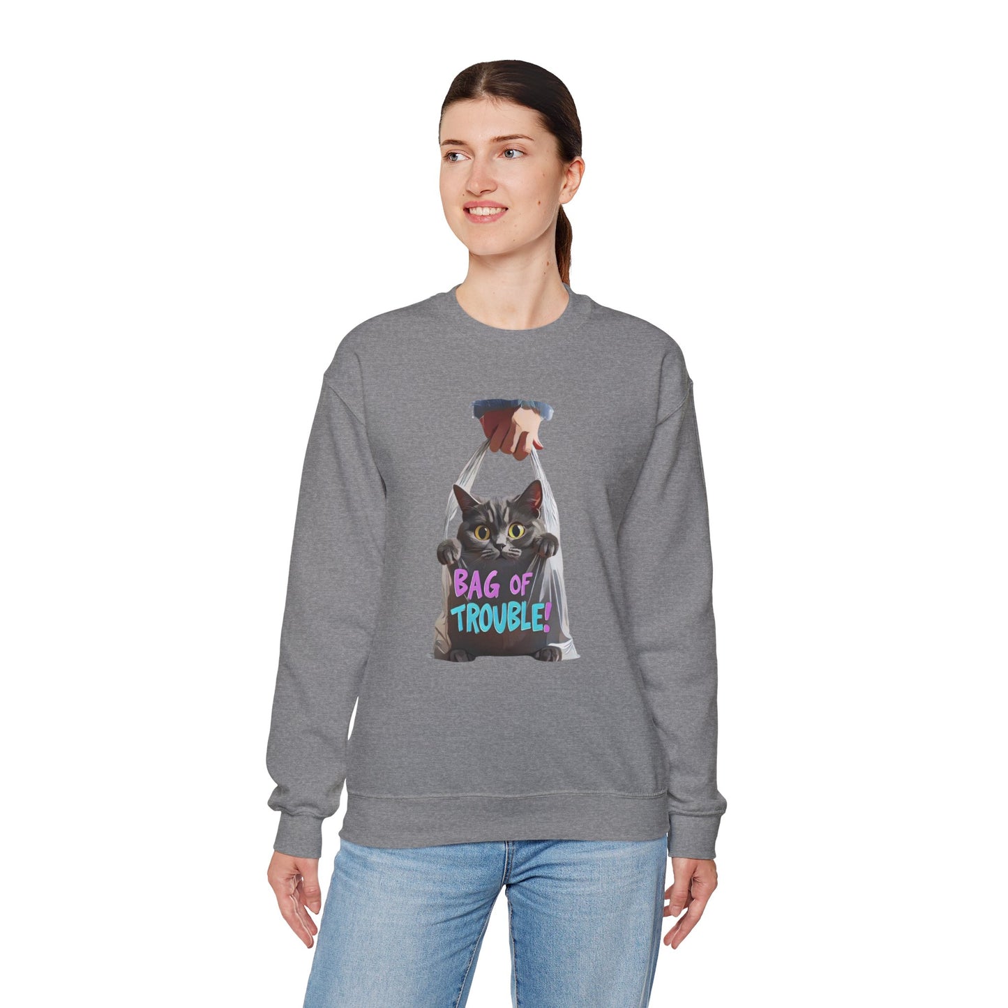 BASS OF TROUT UNISEX PEAW BLEND ™ SPEGINA CREWNECK - EmpressKorea