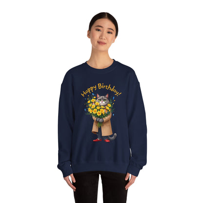 生日快乐！男女通用混合™Crewneck运动衫 - EmpressKorea