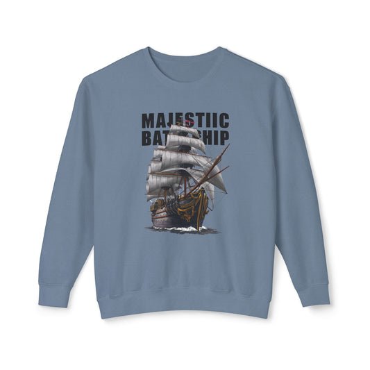 Battleship unisex Lightweight Crewneck Sweatshirt