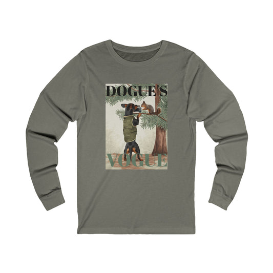 Dogue Vogue Unisex Jersey pitkähihainen tee