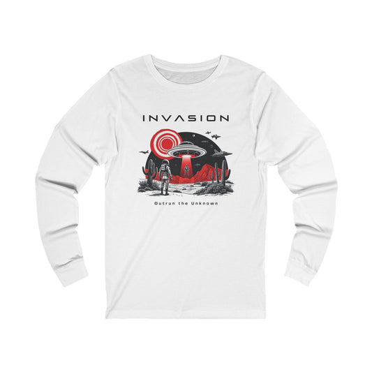 Invasion Unisex Jersey Long Sleeve T -tee