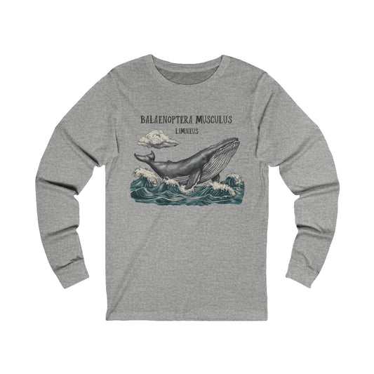 Blue Whale Unisex Jersey Long Sleeve Tee  - EmpressKorea