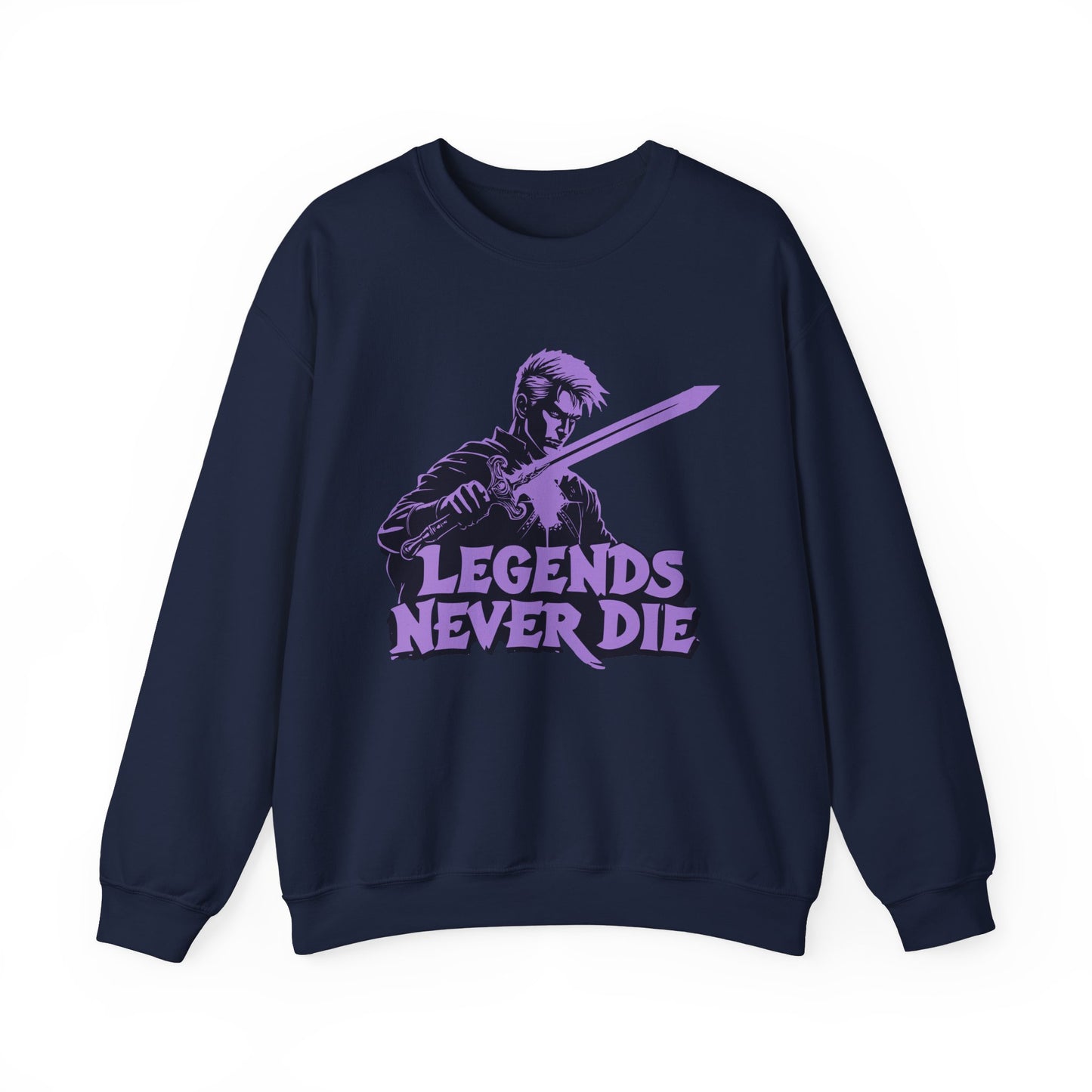 Legenden sterben niemals Unisex Heavy Blend ™ Crewneck Sweatshirt - EmpressKorea