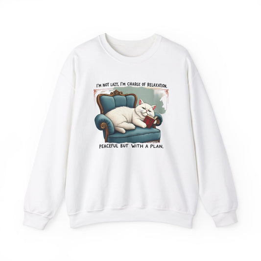 I'm not lazy Unisex Heavy Blend™ Crewneck Sweatshirt  - EmpressKorea