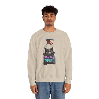 Bag of trouble Unisex Heavy Blend™ Crewneck Sweatshirt - EmpressKorea