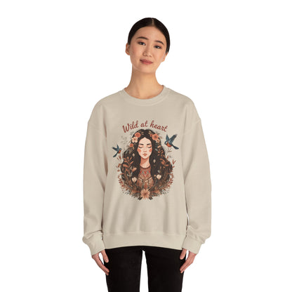 Wild At Heart Unisex Heavy Blend ™ Crewneck Sweatshirt - EmpressKorea