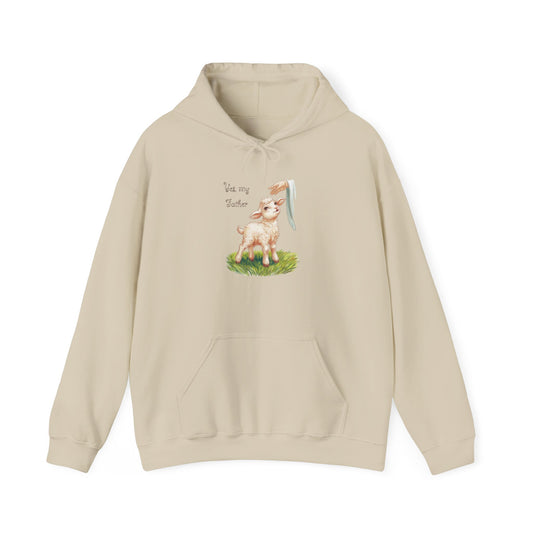 Ja, mijn vader unisex Heavy Blend ™ sweatshirt met capuchon