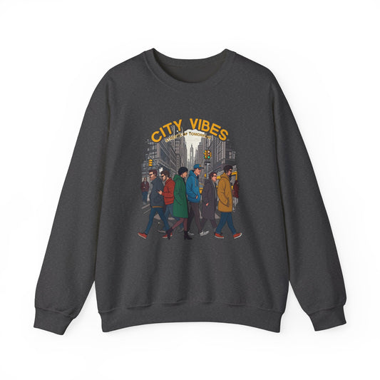 City Vibes Unisex Heavy Blend ™ Crewneck Sweatshirt - EmpressKorea