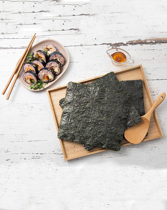 Kimbap Seaweed 15シート30g*3パックのグリル