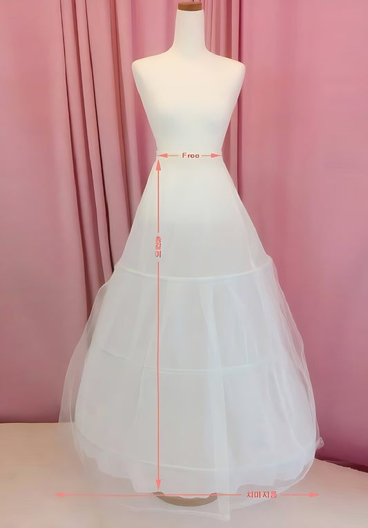 Hanbok Anbaharı Elbise Temel Yama 3 Aşamalı Telli Petticoat