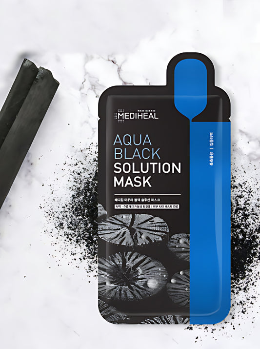 Mediheal Aqua Black Solution Mask Pack 23ml*15pack