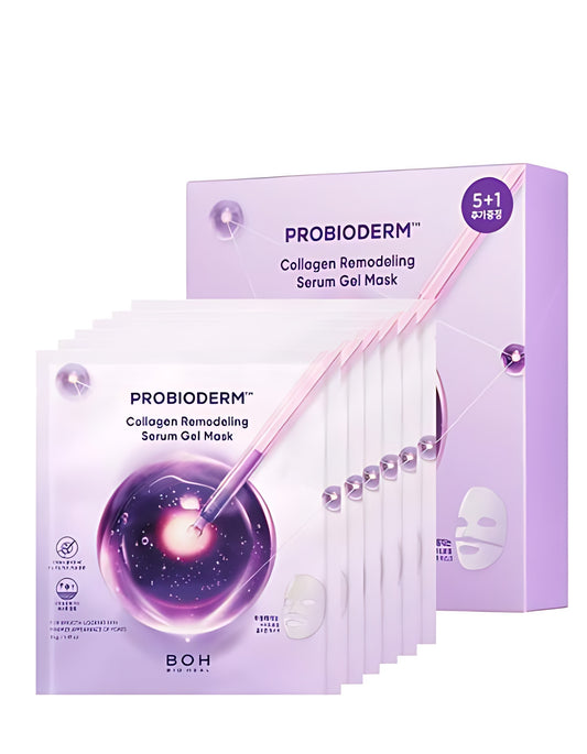 Bio Heal Boh Probioderm Collagen שיפוץ מסכת ג'ל סרום 5+1 גיליונות בחינם