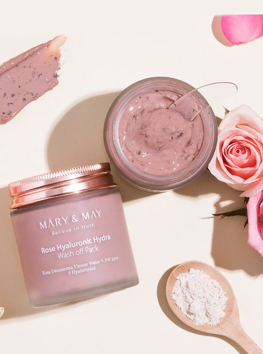 Mary & May Vegan Rose Hydra Hydra Wash Off Pack 125g