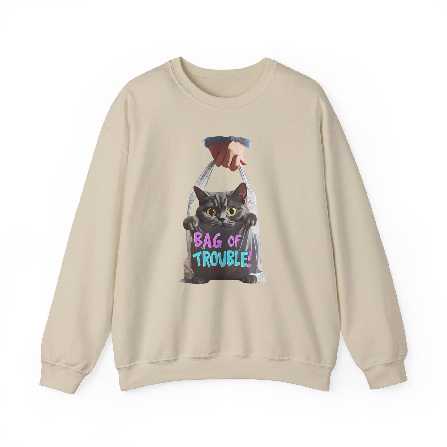 Påse med problem unisex tung blandning ™ crewneck tröja - EmpressKorea