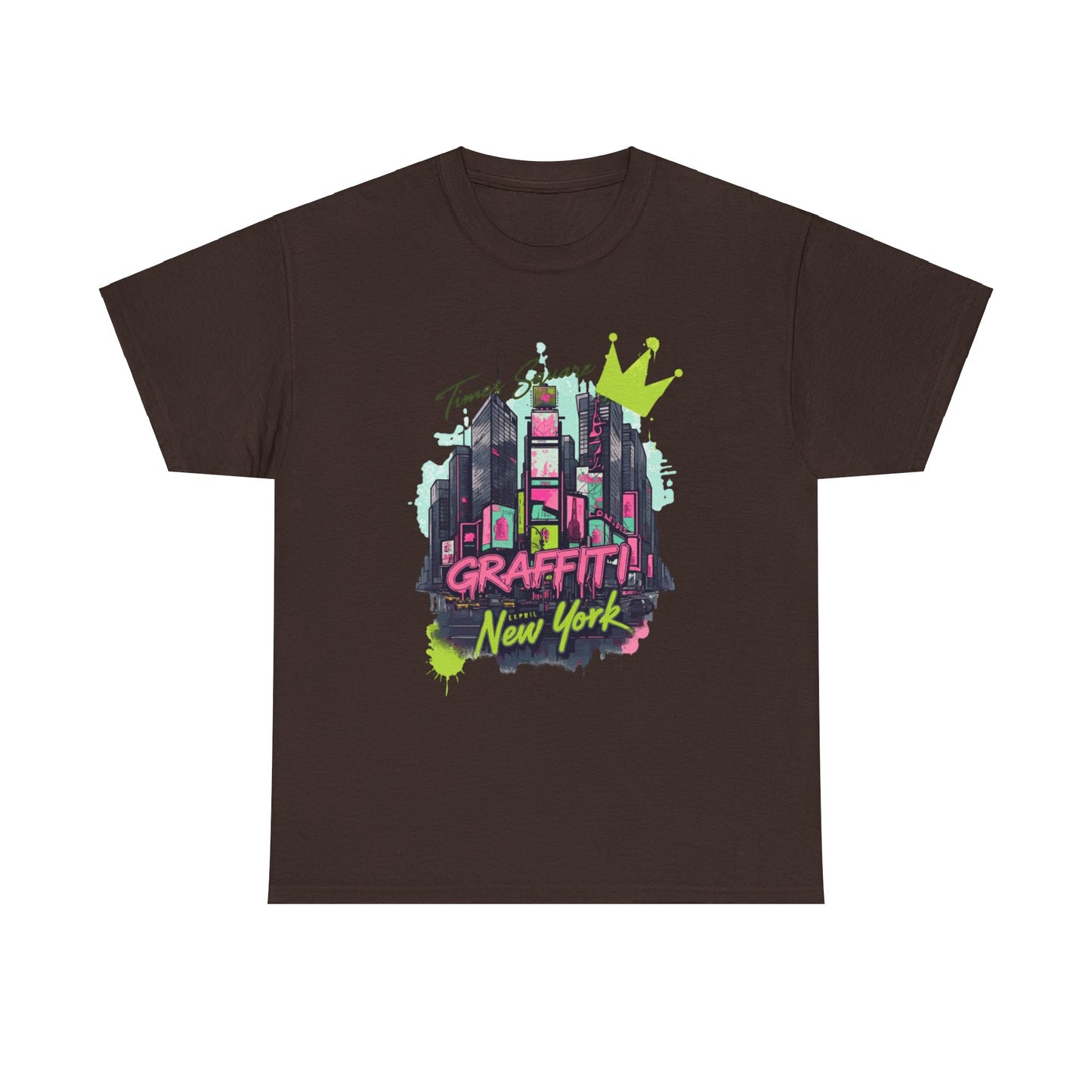 Graffiti New York Unissex Heavy Cotton Tee - EmpressKorea