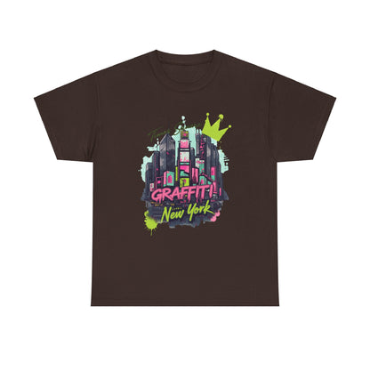 Graffiti New York Unisex Heavy Cotton Tee - EmpressKorea