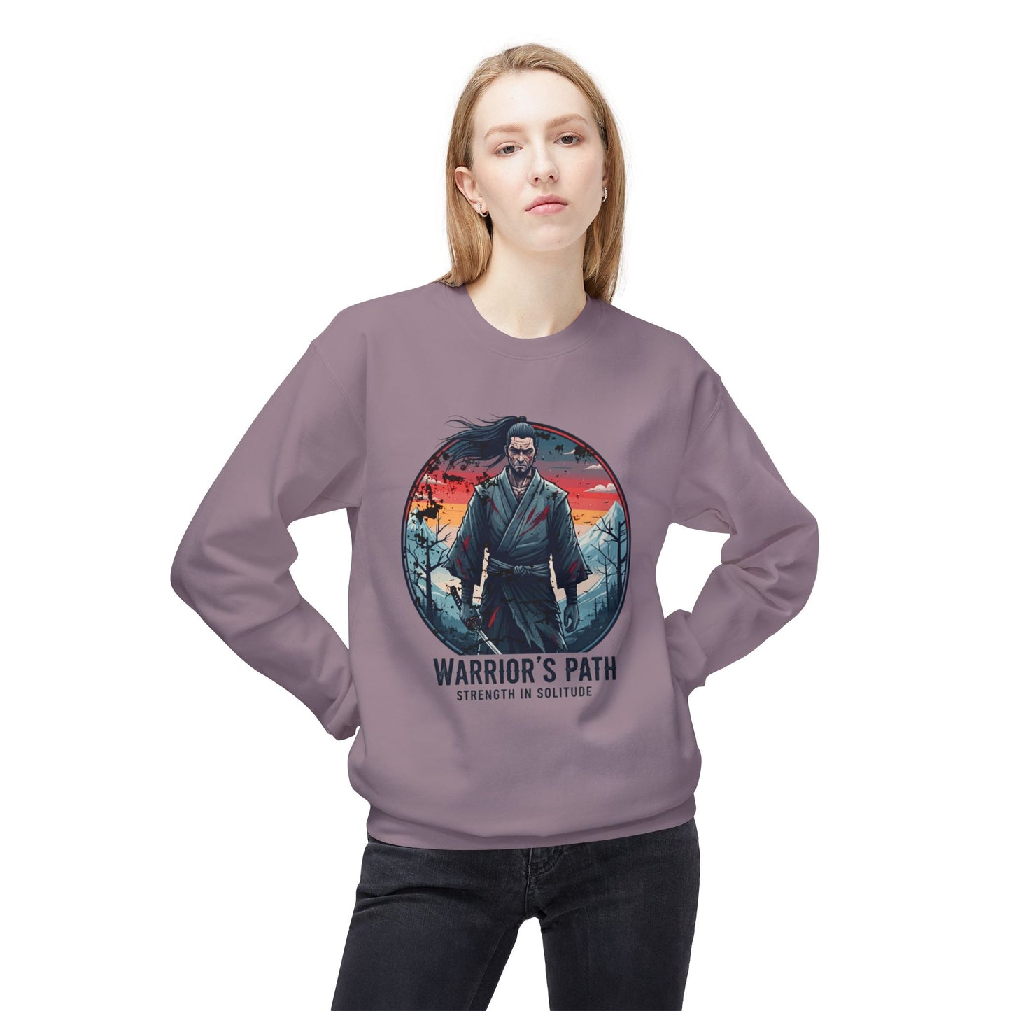 Warrior's Path Unisex im Mittelgewicht Softstyle Fleece Crewneck Sweatshirt - EmpressKorea