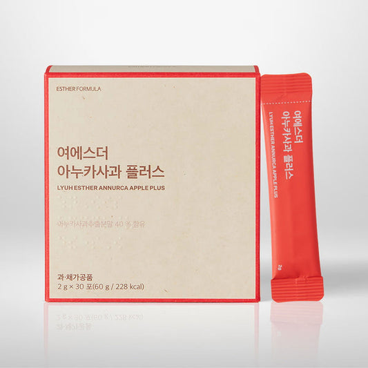 Yeo Esther Anuka Apple Plus 2 g × 30 sachets (60 g / 227 kcal) - EmpressKorea