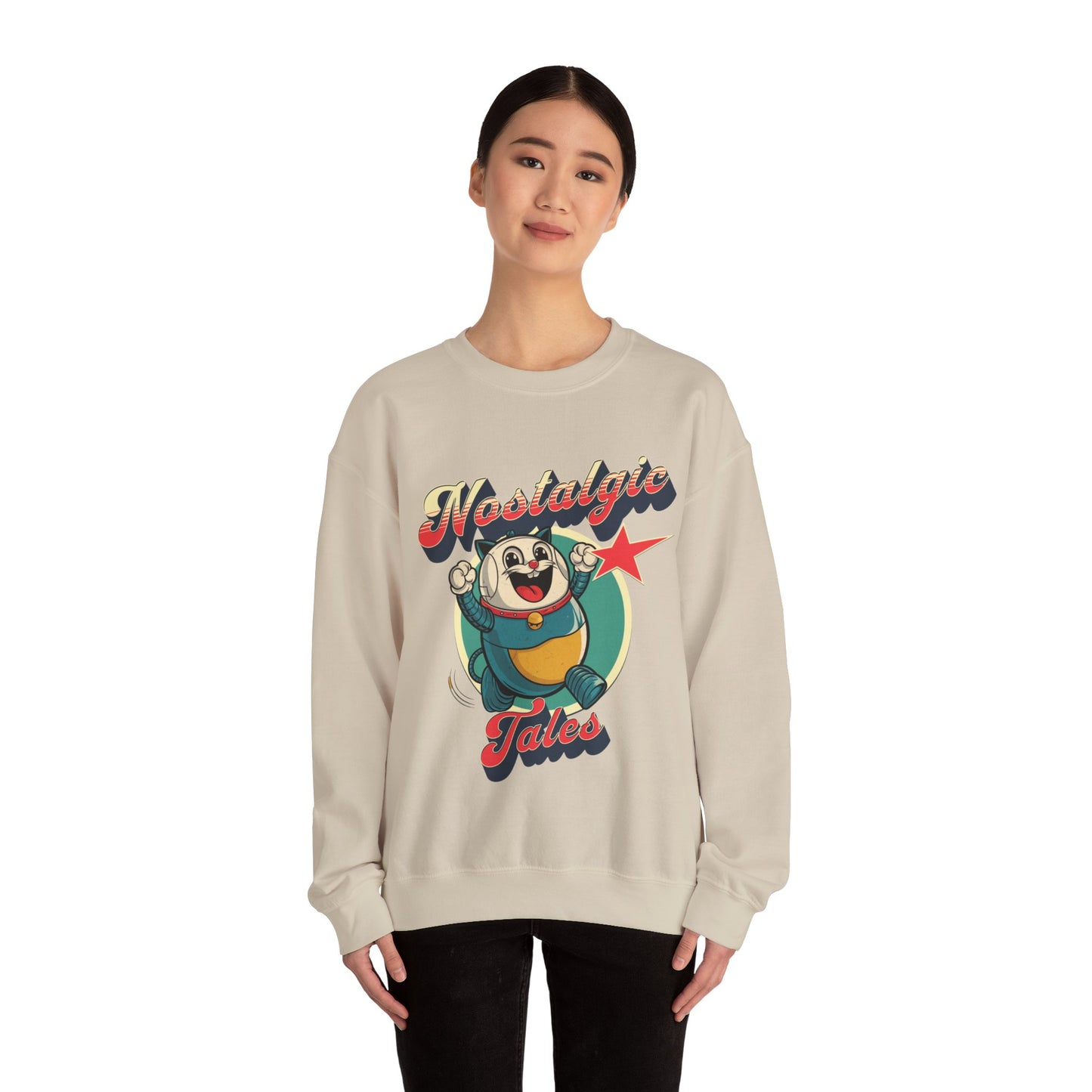 Contos nostálgicos unissex Heavy Blend ™ Crewneck Sweatshirt - EmpressKorea