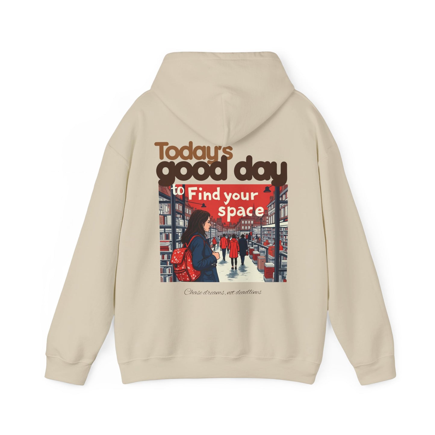 Vandaag de goede dag unisex Heavy Blend ™ sweatshirt met capuchon - EmpressKorea