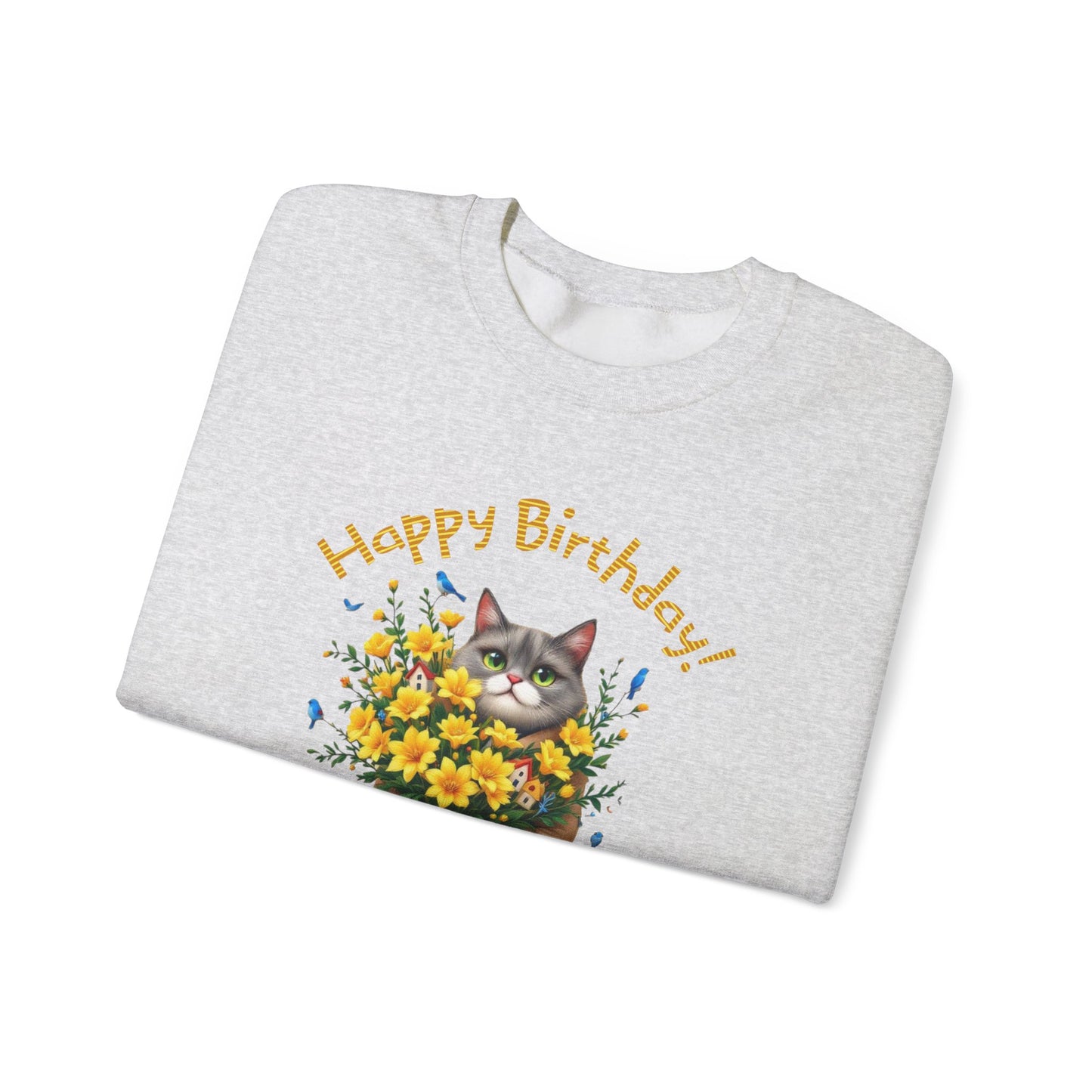 生日快樂！男女通用混合™Crewneck運動衫 - EmpressKorea