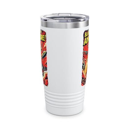 Sprengen Sie zum Abenteuer! Ringneck -Tumbler, 20oz - EmpressKorea