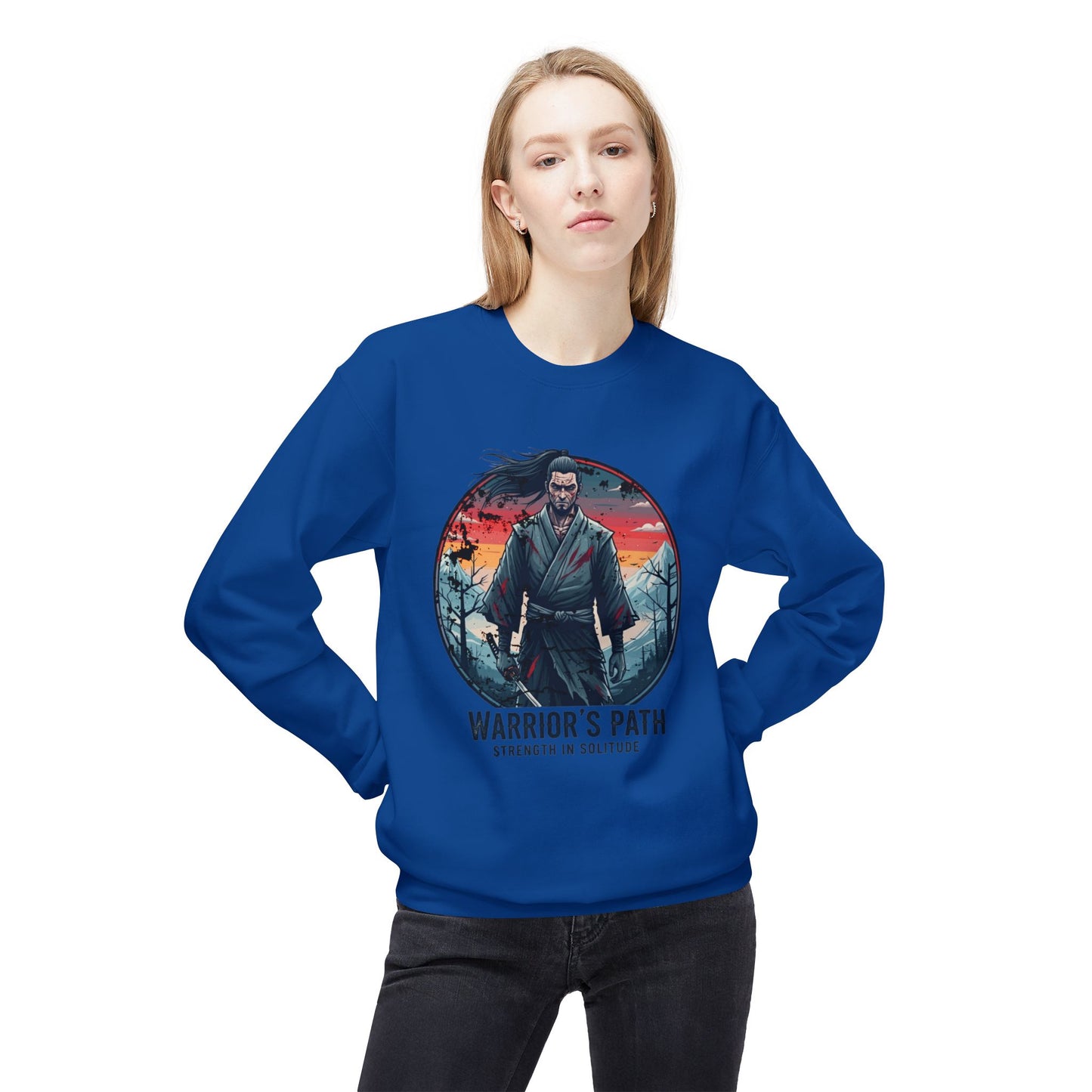 Warrior's Path unisex Midweight Softstyle Fleece Crewneck Sweatshirt - EmpressKorea