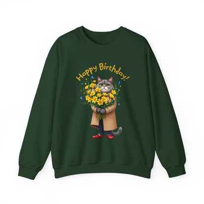 生日快樂！男女通用混合™Crewneck運動衫 - EmpressKorea