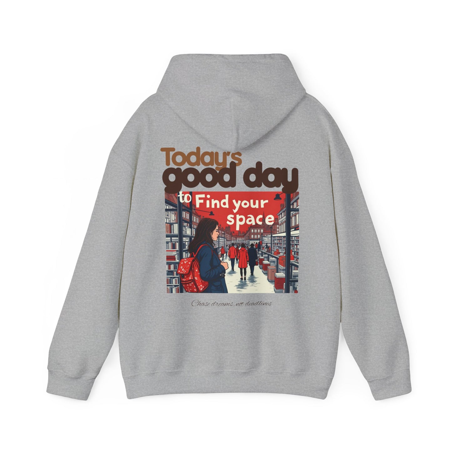 Vandaag de goede dag unisex Heavy Blend ™ sweatshirt met capuchon - EmpressKorea